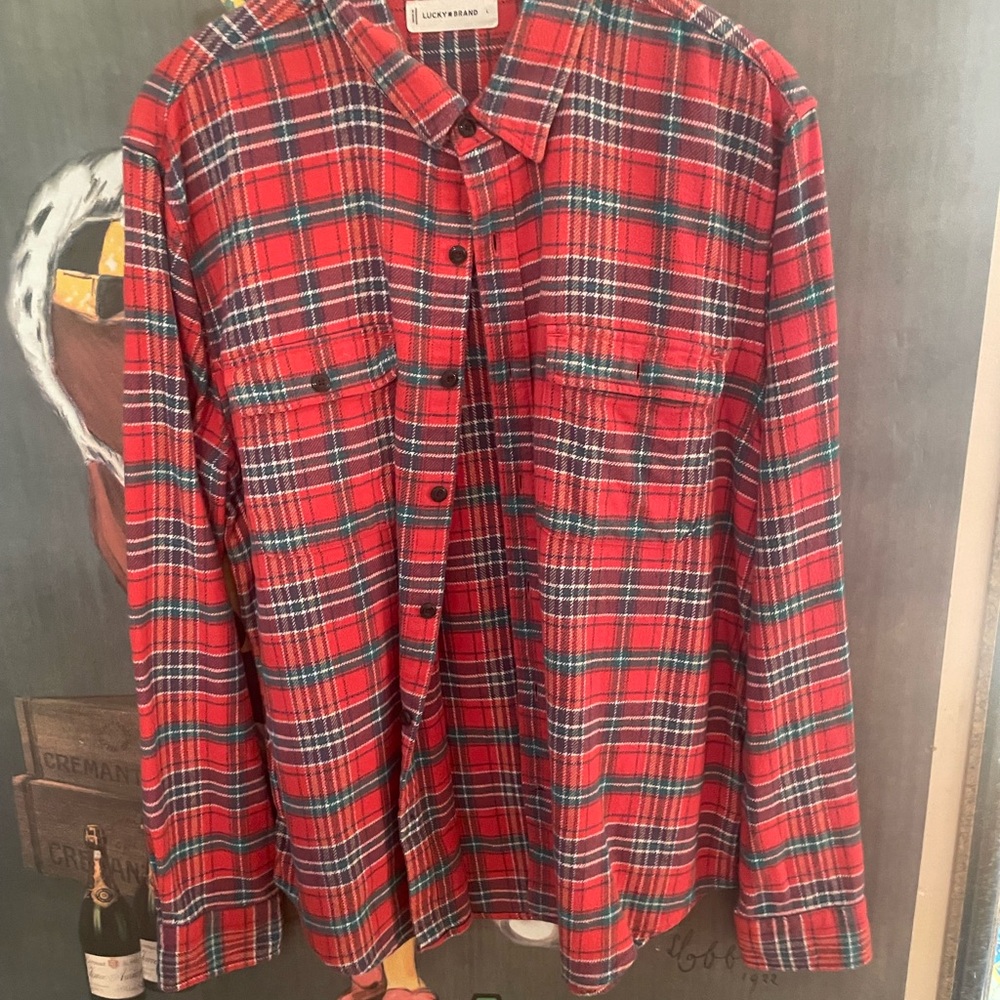 Lucky brand  Plaid Men's Shirt